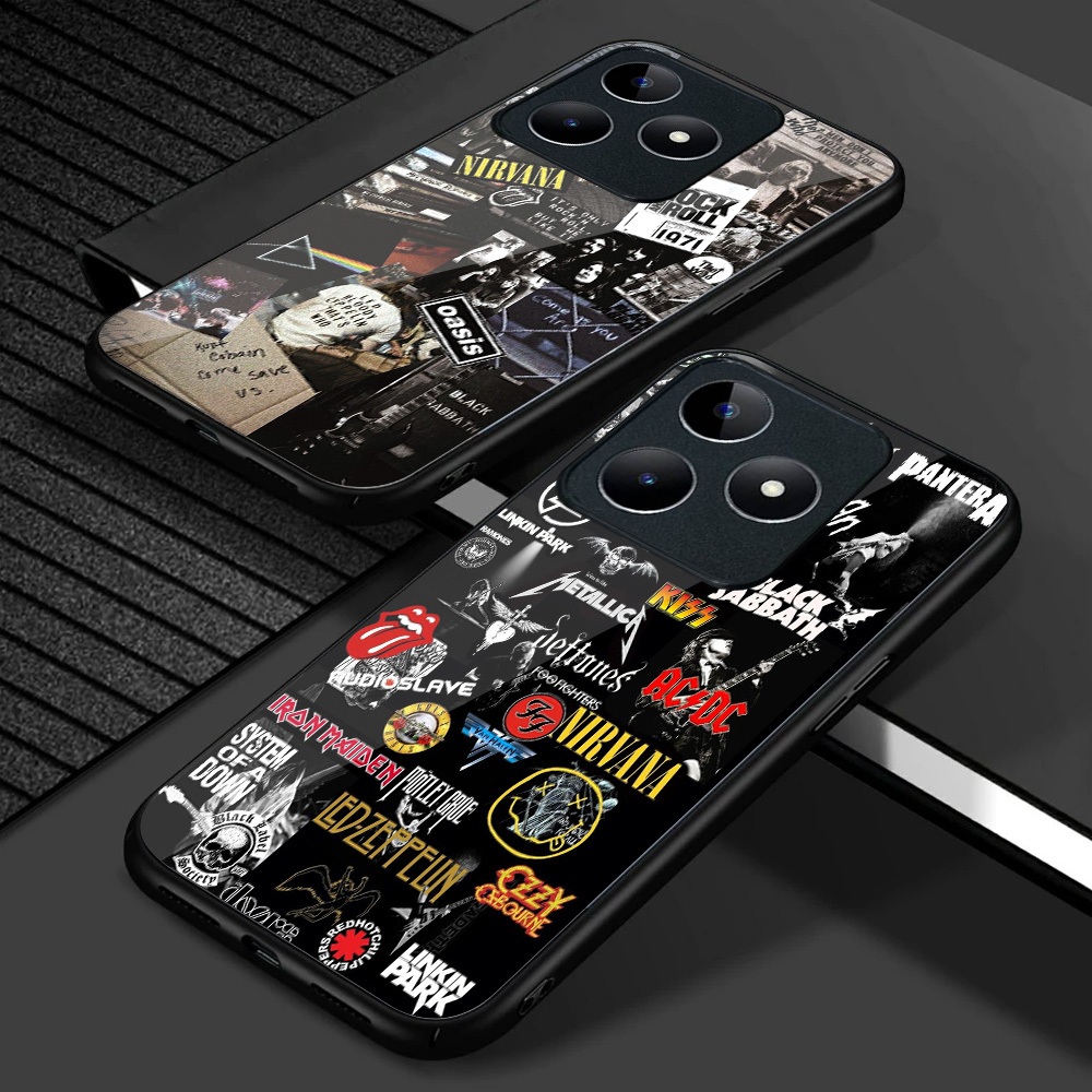 HP Glossy Softcase สําหรับโทรศัพท์ Realme C63 - เคสเคสโทรศัพท์ Realme C63 ล่าสุด - เคสโทรศัพท์ M36 B