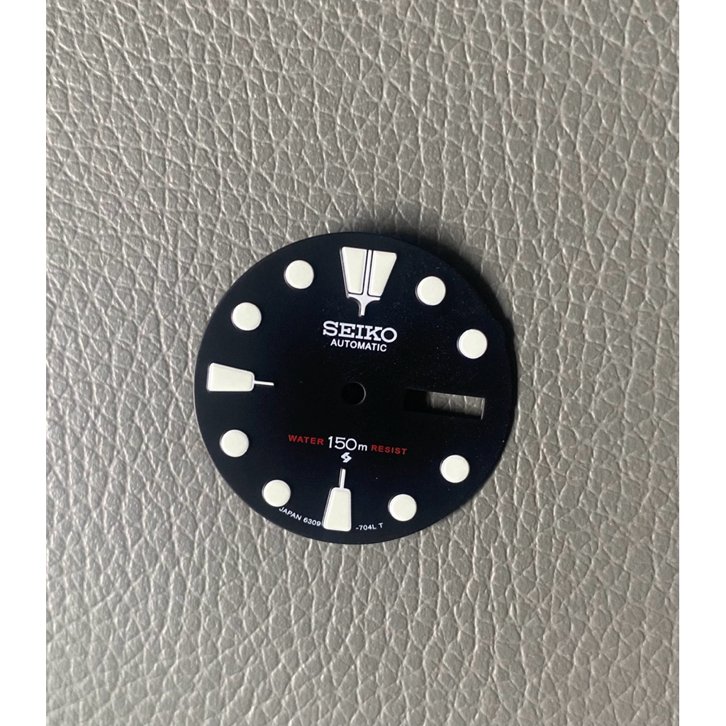 Seiko หน้าปัด 6309 7040 สีดํา 150m หน้าปัด Seiko สําหรับ NH36 4R36-0020 SKX007 7s26