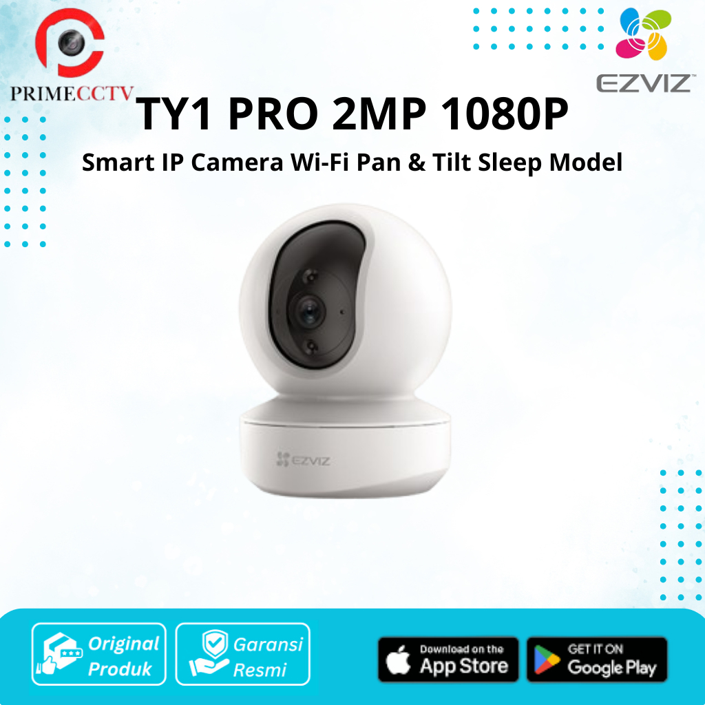 Ezviz TY1 Pro 2MP กล้อง IP สมาร์ทโฮม Pan & Tilt