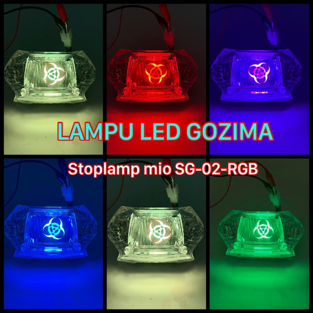 Stoplamp หลอดไฟหยุด Mio sporty Mio smile รุ่น Sharigan SG-02 Anime Naruto ครบชุด