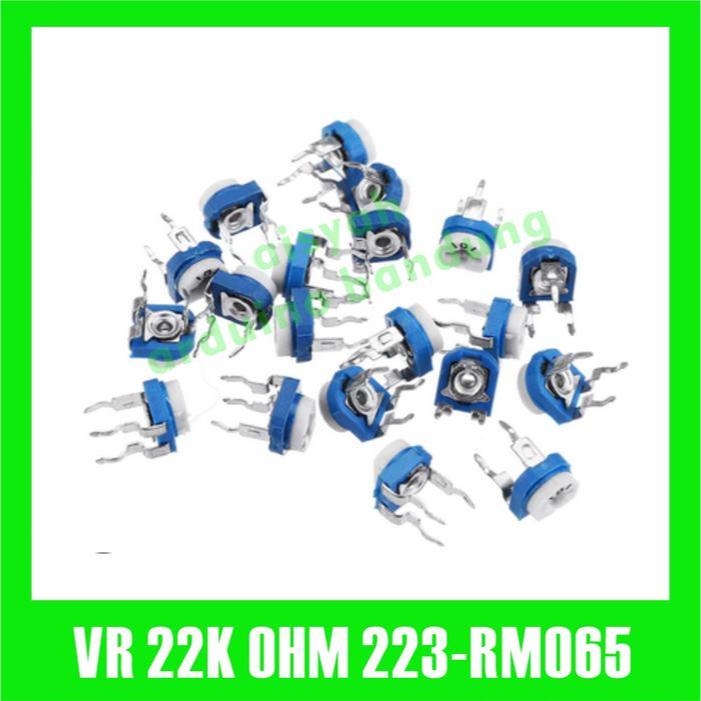 VR 22K OHM 223 RM065 VARIABLE RESISTOR TRIMPOT VR TRIMMER RM 065-223