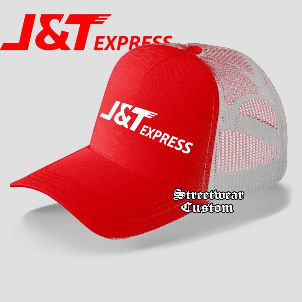 หมวกตาข่าย JT Express | หมวกทรัคเก็ตเบสบอล | หมวกตาข่ายเบสบอลสําหรับผู้ชายและผู้หญิง Courier