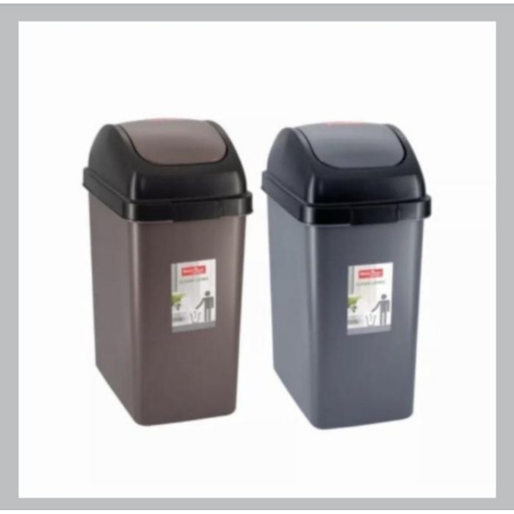 LION STAR SELENA DUST BIN 20L C-74 Dim: 320 x 210 x H 510 มม.