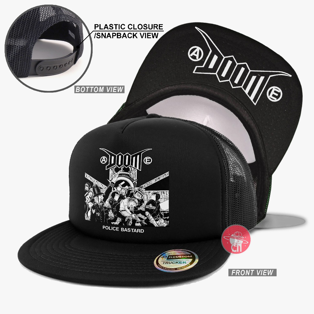 DOOM Snapback / Trucker Hat / Mesh Hat / Trucker Hat / Trucker Cap / Original Hat / Mens Hat / Baseb