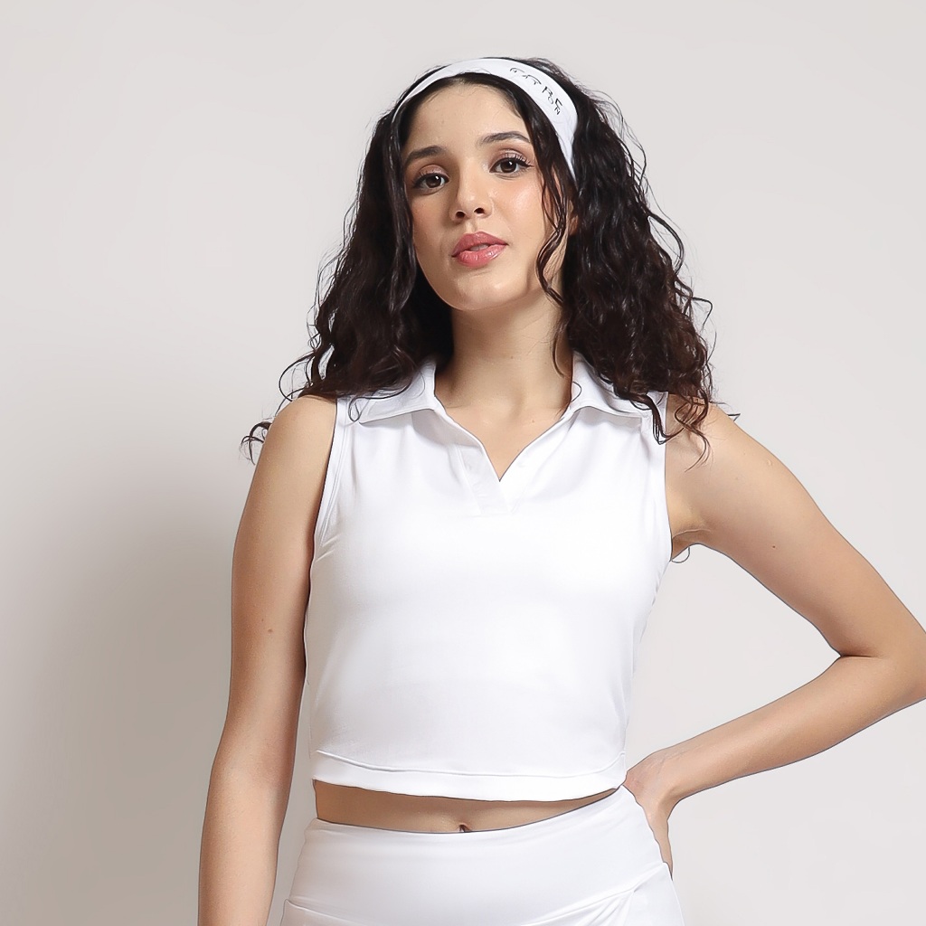 CoreNation Claire Crop Tank Top - Tennis Golf Padel