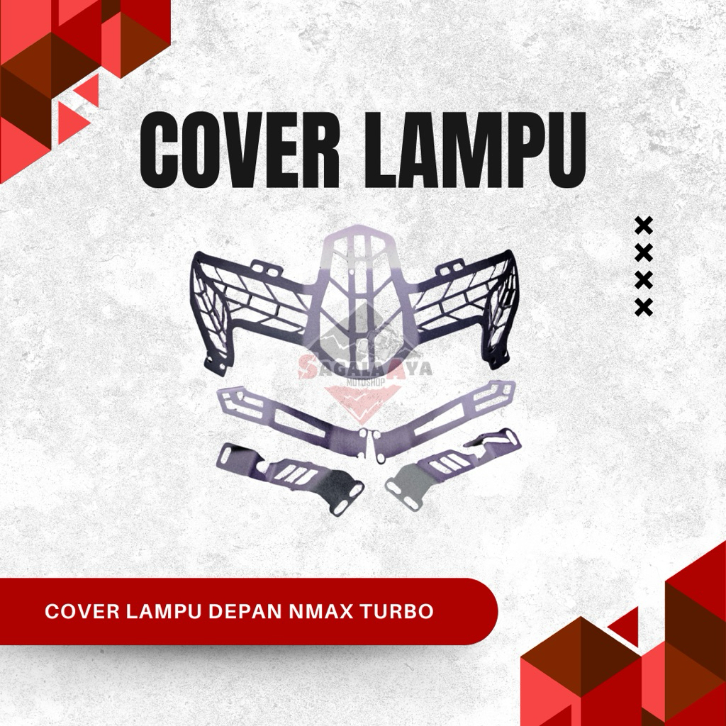 ฝาครอบไฟหน้า NMAX TURBO X3 RACING