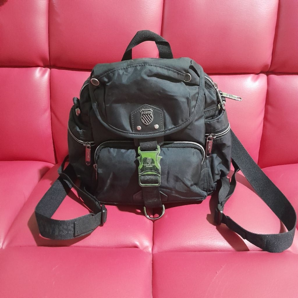 KSWISS NYLON BLACK Preloved Kindergarten/Preschool Mini Backpack