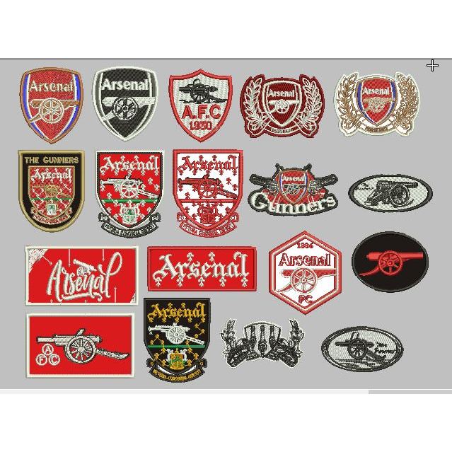 BCP-664 ARSENAL THE GUNNERS MERAM LONDON SERIES PATCH EMBROIDERY โลโก้/อุปกรณ์เสริม EMBLEM