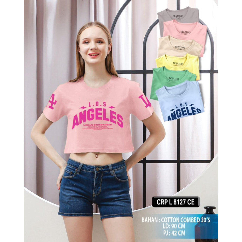 เสื้อยืดคอปกกลมเข้ารูปยืดผู้หญิงนําเข้า - Dst 25