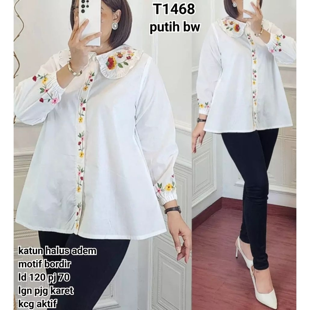 T1468 เสื้อคอปกปัก**