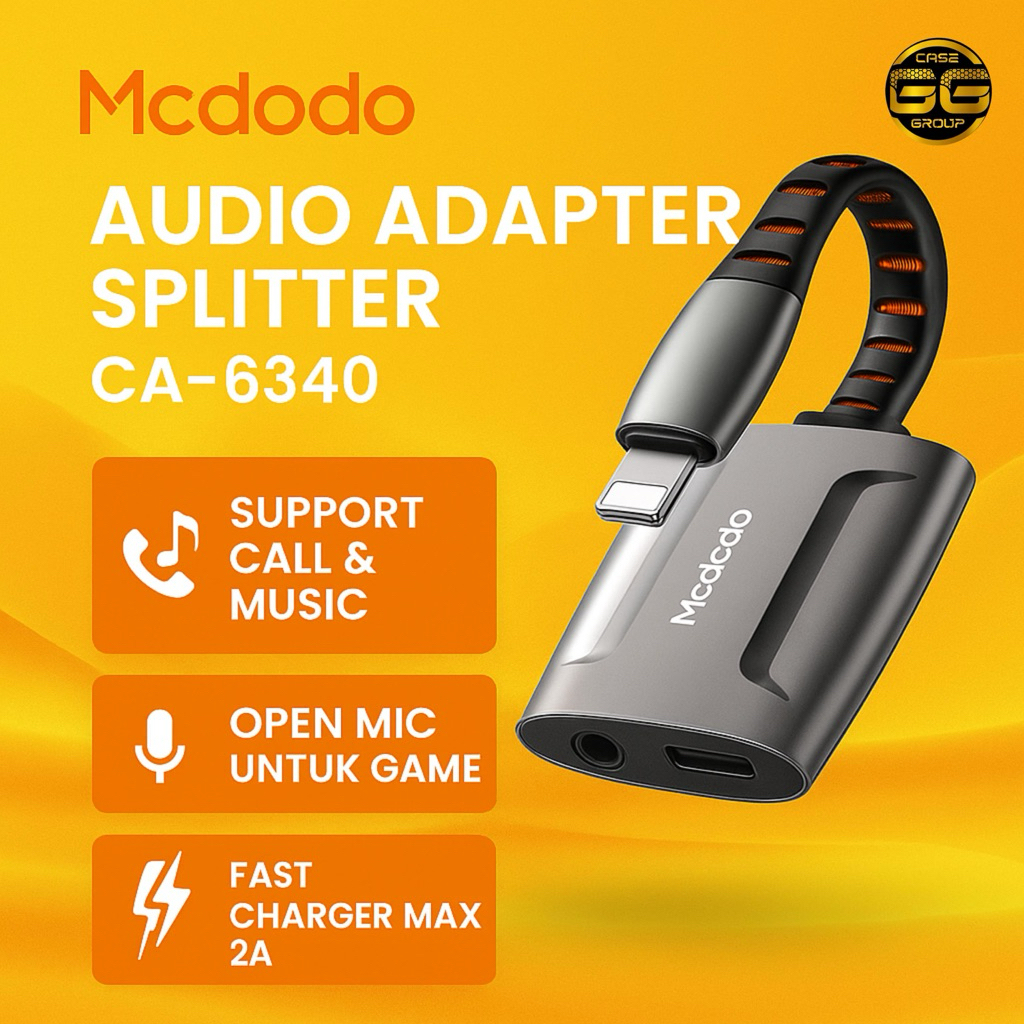 SPLITER MCDODO CA-6340 CALL&OPEN MIC PUBG
