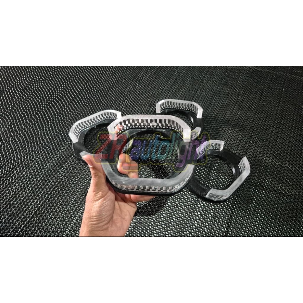 พร้อม! Shroud รุ่น 9i U SHAPE ACRYLIC CRISTAL 3.0 นิ้ว 2.5 นิ้ว Non LED / Plain, 1 สี, RGB Matrix Cu