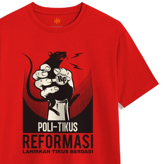 KATUN Poli-Rat Reform เสื้อยืด Distro Hooka Cotton 24s