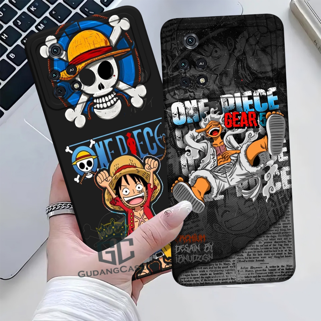 Softcase Hp Poco M4 Pro 4G M4 M5 M5S M3 Pro ปลอกยืดหยุ่นตัวป้องกันกล้อง One Piece Kekian