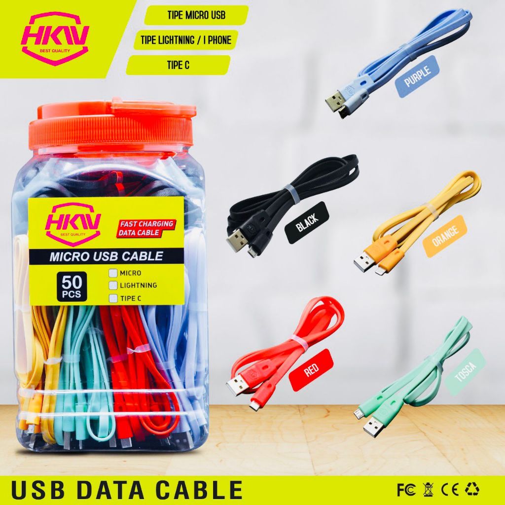 HKW MACAROON DATA CABLE SUPPORT FAST CHARGING