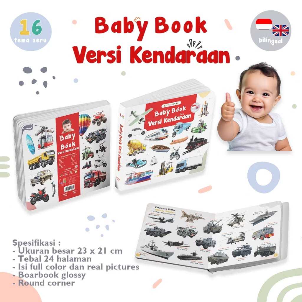 Boadbook Baby Book - My First Book Vehicle Version More Than 100 My First Vehicles
