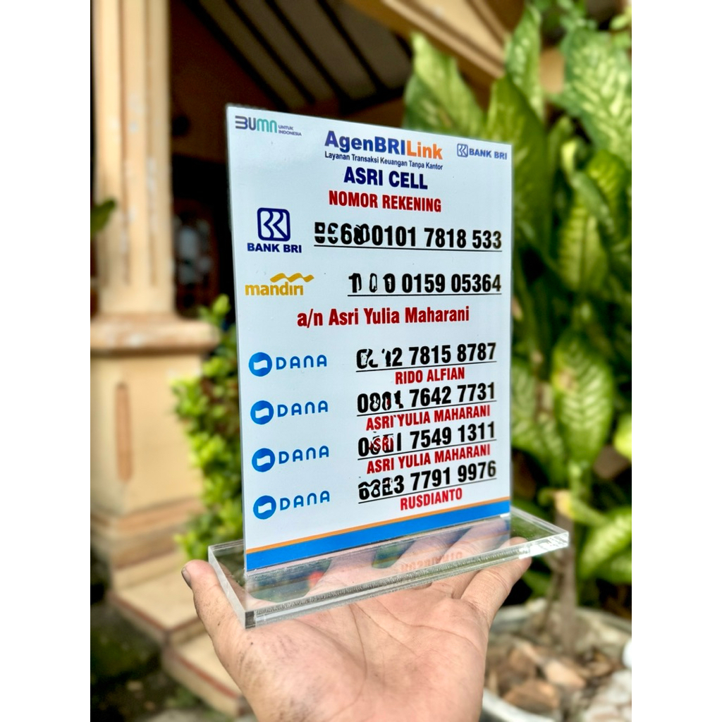 บอร์ด INFO TABLE INFO ขนาด 15x20CM สามารถ REQUEST CUSTOM REQUEST REQUEST ETC.