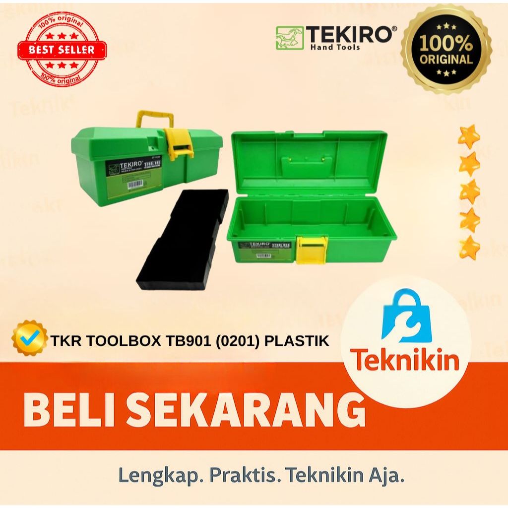 กล่องเครื่องมือ Tekiro TB 901 (0201) พลาสติก