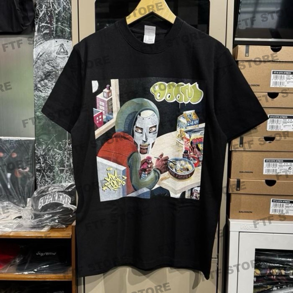 MF DOOM - FOOD TSHIRT สีดํา