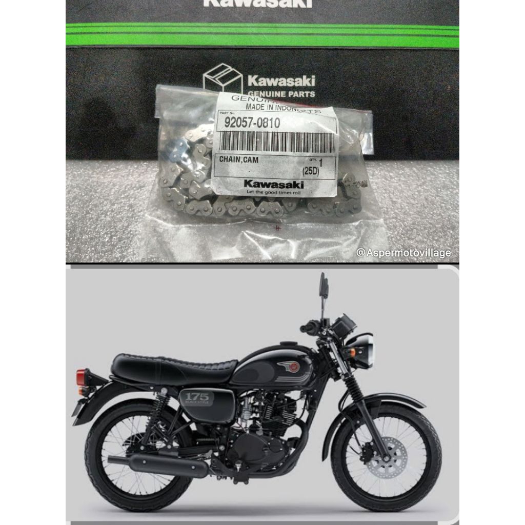 โซ่ไทม์มิ่ง kawasaki w175 ดั้งเดิม