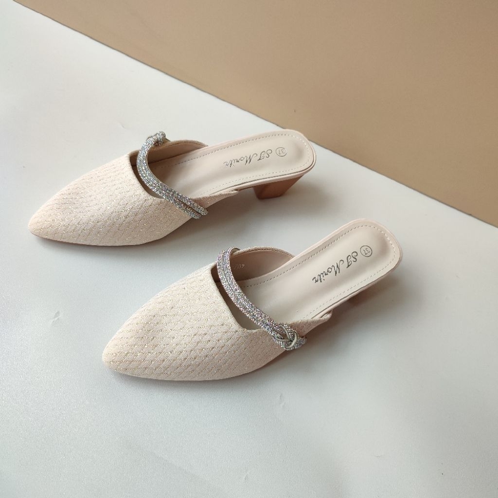 ST MORITZ 888-707 APRICOT รองเท้าแตะปาร์ตี้ / รองเท้าปาร์ตี้ รองเท้าแตะ SLOP