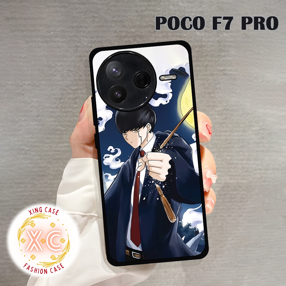 |SG13| XING CASE HP XING CASE POCO F7 PRO GLOSSY GLASS EFFECT | REQUEST CASE HP CUSTOM SOFTCASE HARD