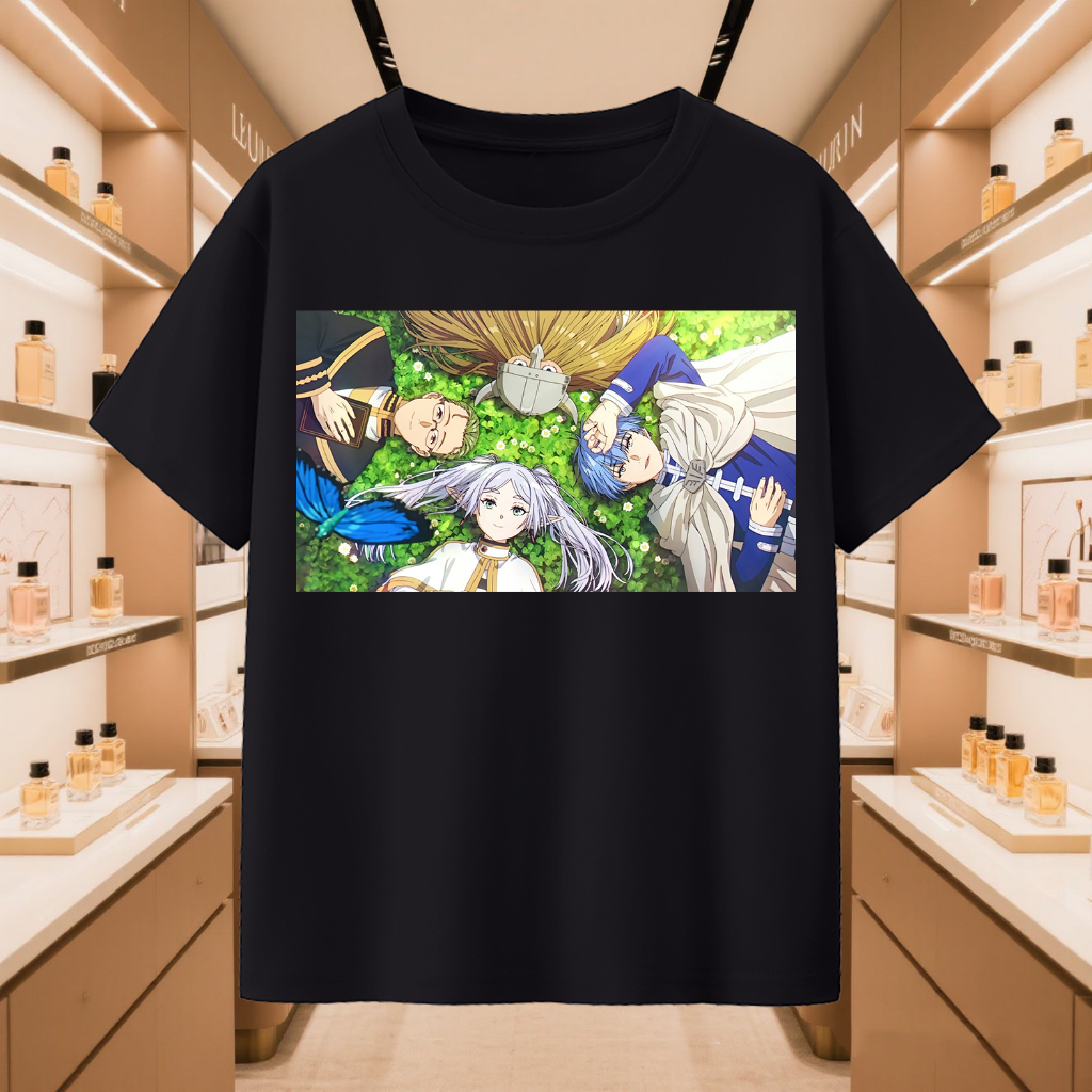 เสื้อยืด Frieren เสื้อยืด Frieren: เสื้อยืด Beyond Journeys End เสื้อยืดอนิเมะ เสื้อยืดผู้หญิง เสื้อ