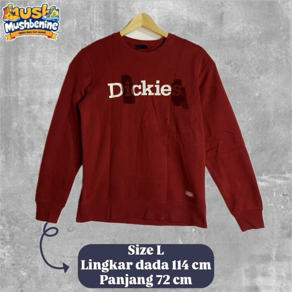 Mushbenine - CREWNECK DICKI3S Size L LD 114 P 74 (รหัส Cr-331)