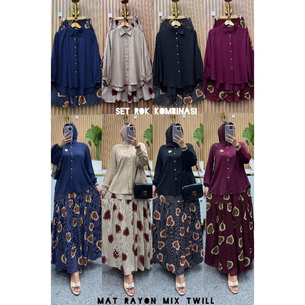 JAMIAH JR FASHION ORIGINAL COMBINATION SKIRT SET