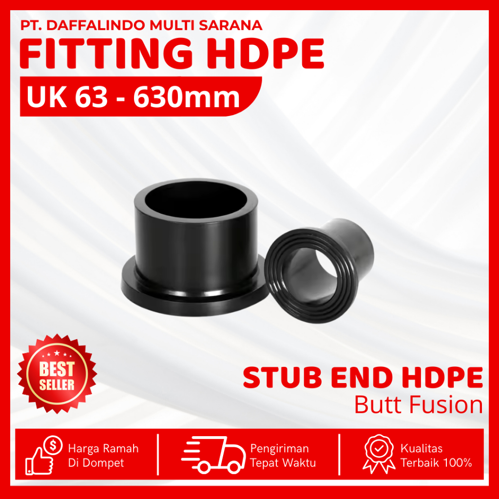 STP End Hdpe Pipe ขนาด 160 มม. หรือ 6 นิ้ว PN 10 & 16 | การเชื่อมต่อ Hdpe PIPE
