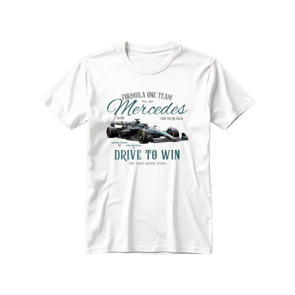 เสื้อยืดคลาสสิค Mercedes W16 F1