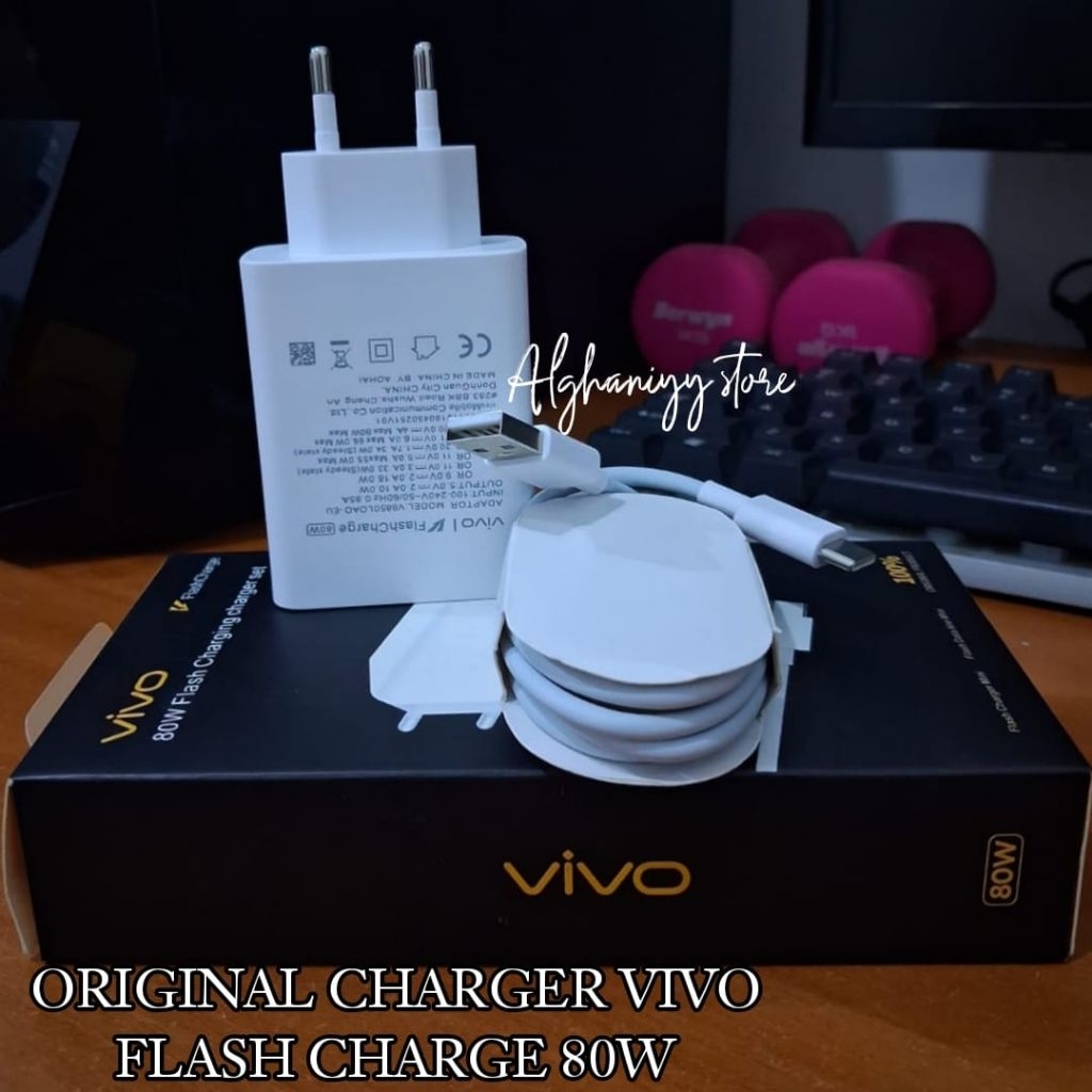 VIVO V29 5G V29E 5G Flash Charging 80W Charger ของแท้ 100% USB Type C