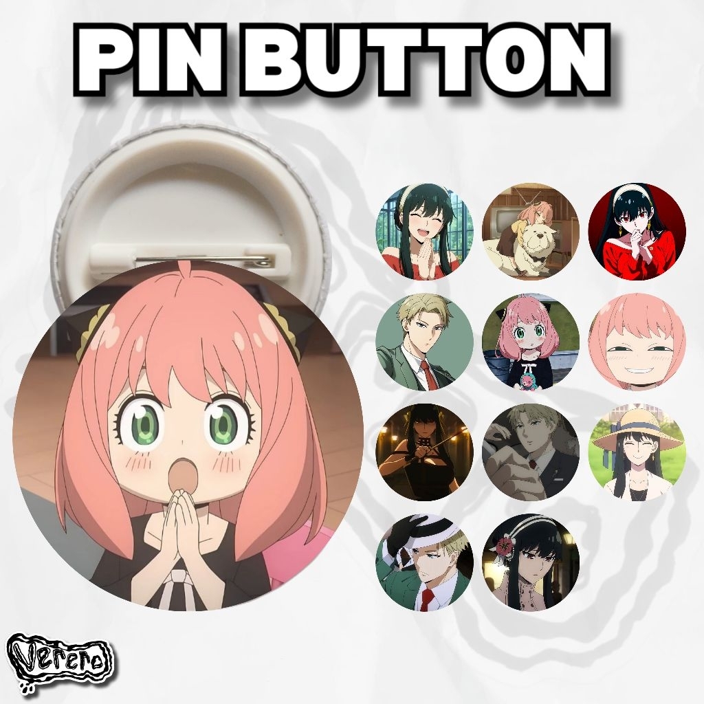 Pin Spy X Family Anya Loid Forger Yor Forger