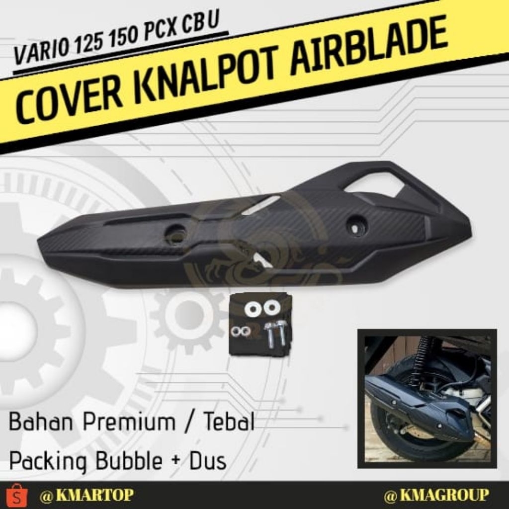 AIRBLADE EXHAUST SHIELD COVER VARIO 125 150 PCX CBU