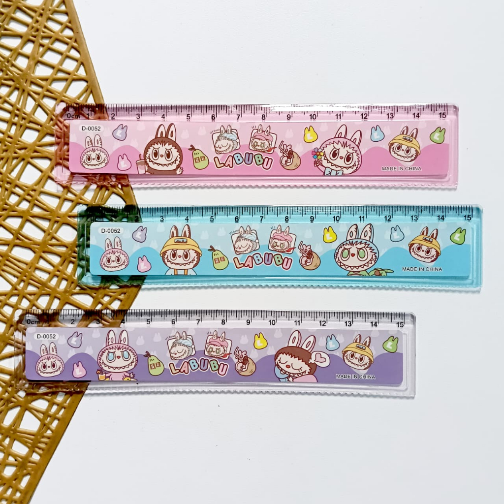 RULER D-0052 15CM PUMPKIN / VIRAL CHARACTER RULER