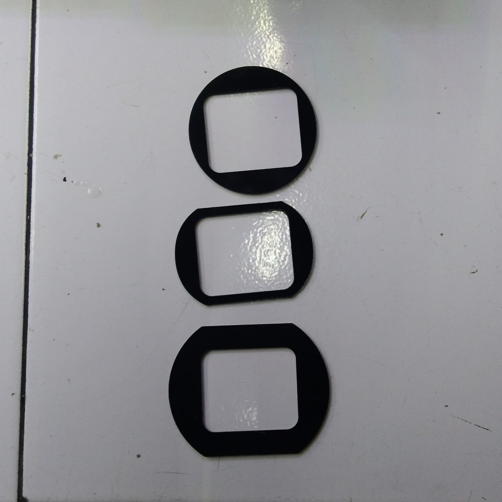 MATERIALS สําหรับ 1.5 นิ้ว MATRIX BILED SHROUD CUSTOM EYEBROW LIGHTS