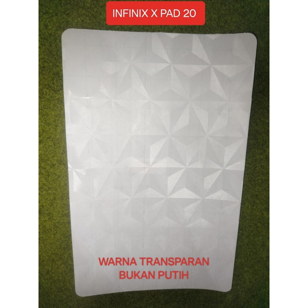 SKIN BACK CASING ANTI-FUNGAL TABLET INFINIX X PAD 20 GARSKIN TAB GLITTER DIAMOND