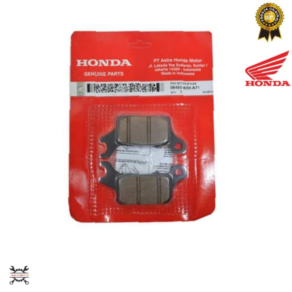 ผ้าเบรคหน้า Honda Matic (06455K59A71)