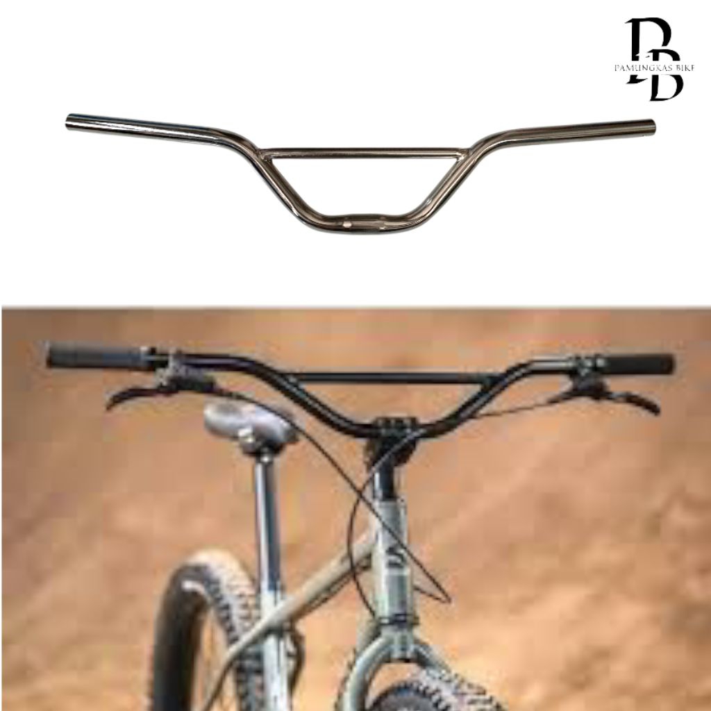 แฮนด์จักรยาน Sunrise Bar Standard 25.4 sunrise handle bar chrome BMX MTB federal