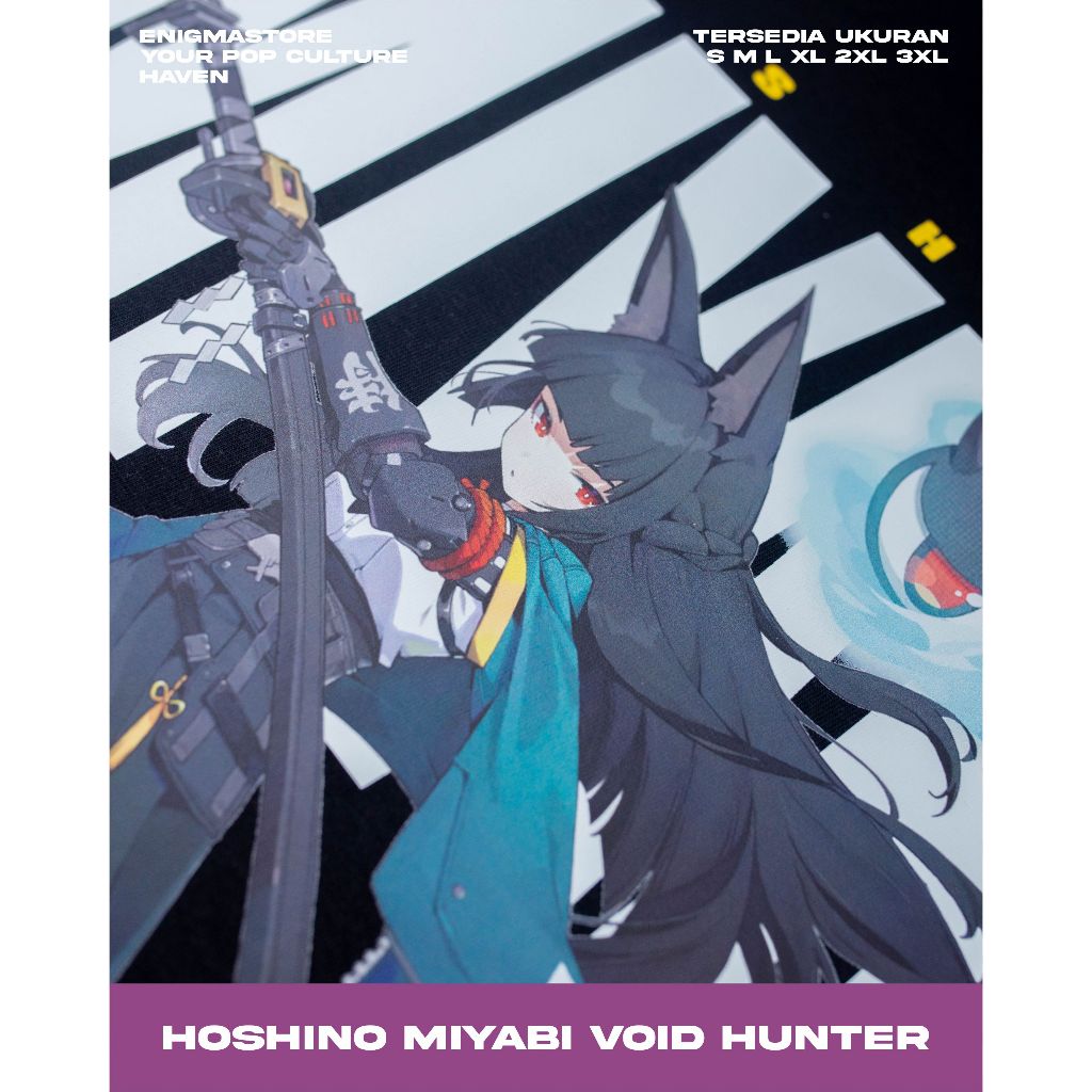 ZZZ HOSHINO MIYABI VOID HUNTER GAME เสื้อยืด
