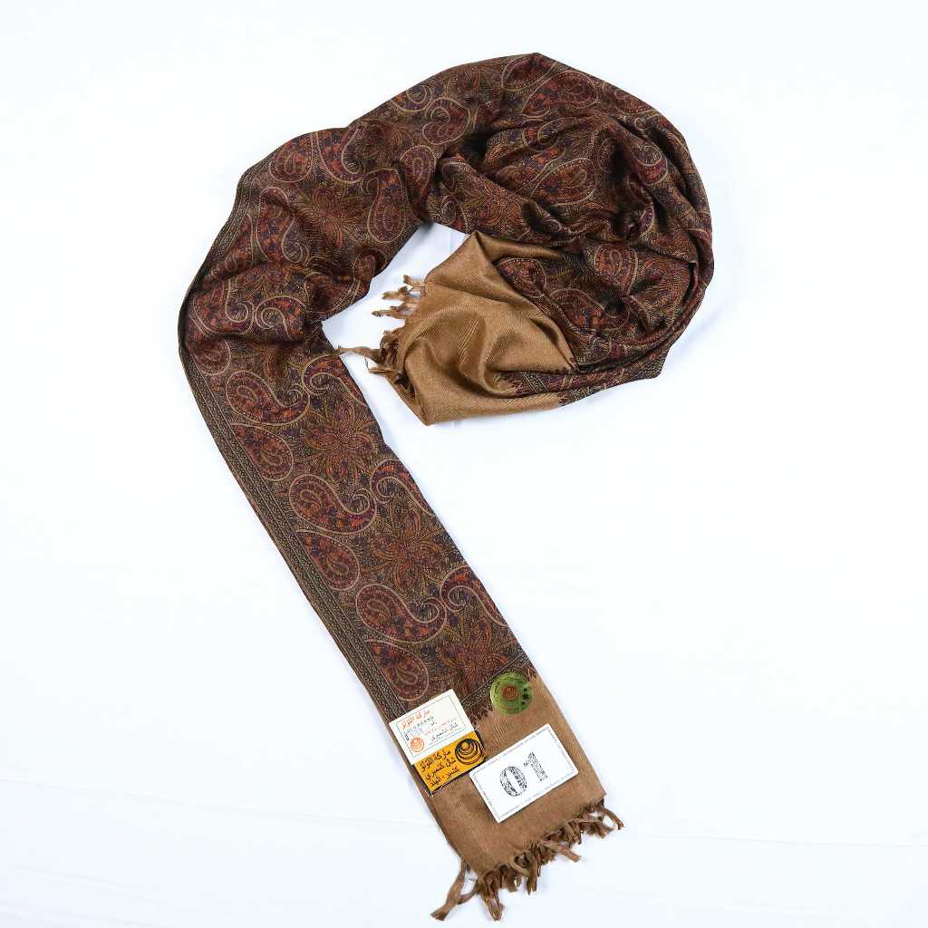 Kashmiri Turban LULU ผ้าคลุมไหล่ Kashmiri PL999 พิมพ์