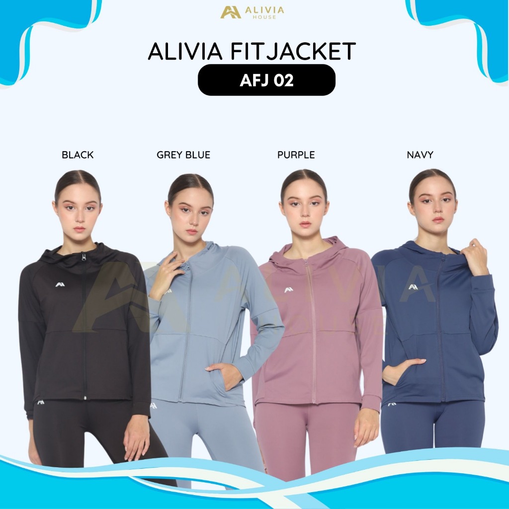 Alivia House - ALIVIA FIT JACKET 02 กีฬาแจ็คเก็ต anti-uv JACKET ชุดกีฬาผู้หญิงผู้หญิงยิมกีฬาฟิตเนสแจ