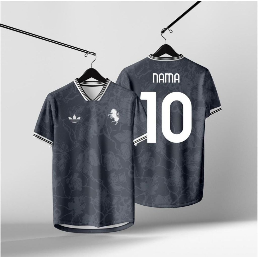 JUVENTUS THIRD KIT 25/26 DRYFIT MATERIAL พิมพ์เต็มชื่อฟรีและหมายเลขกลับ