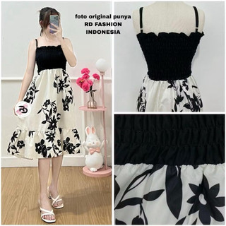 RD FASHION - KIYOMI DRESS TALI COMBINASI / BABYDOLL COMBINASI /DRESS TANKTOP