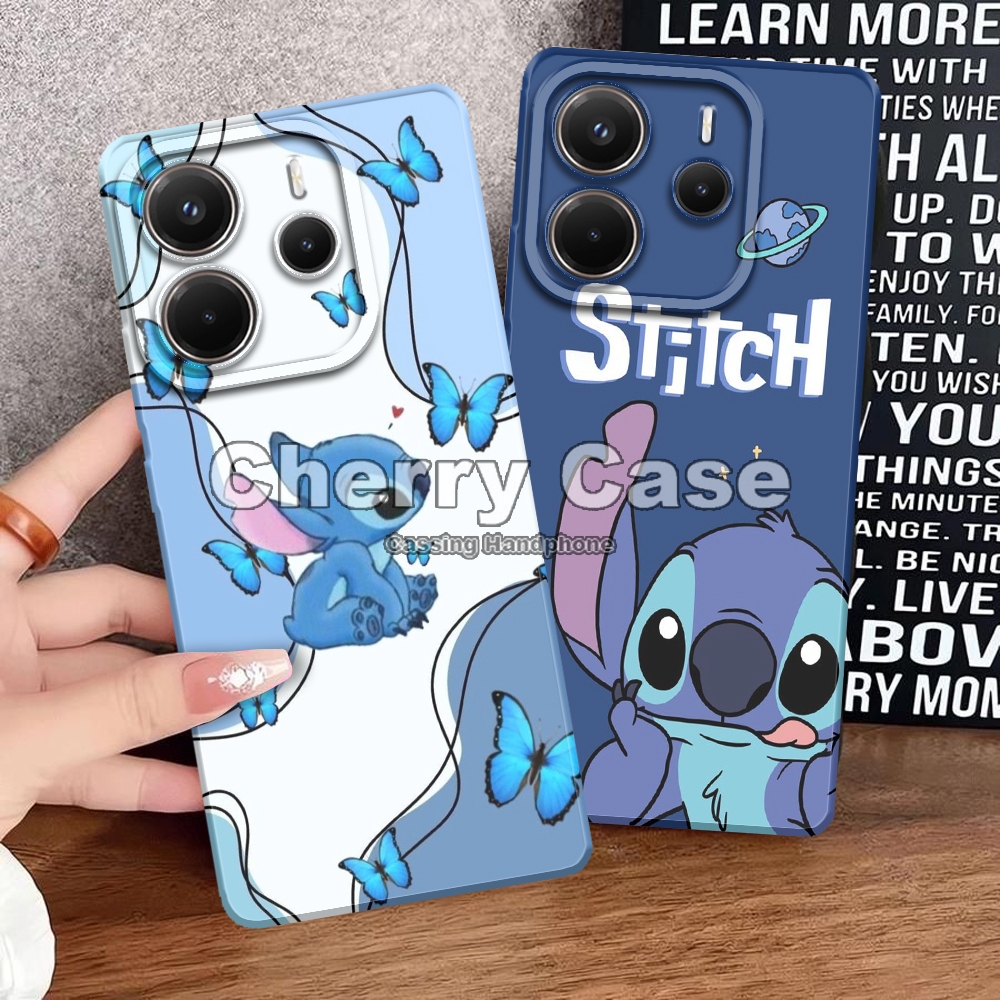 Cherry Acc QW19 SoftCase Pro กล้องการ์ตูนสําหรับ Redmi หมายเหตุ 14 4G/5G Kesing กรณี Hp Cassing Hand