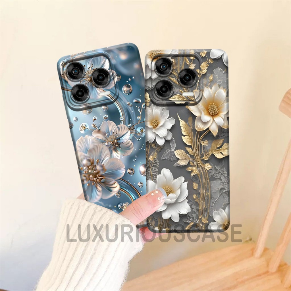 HP ล่าสุด ZTE Blade V70 Design & ZTE Blade V70 เคสโทรศัพท์ 2025 ลายดอกไม้ | เคสดีไซน์ ZTE Nubia V70 