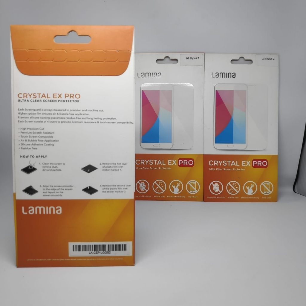 Lamina Ultra Clear Screen Protector LG Stylus 2 Crystal Ex Pro