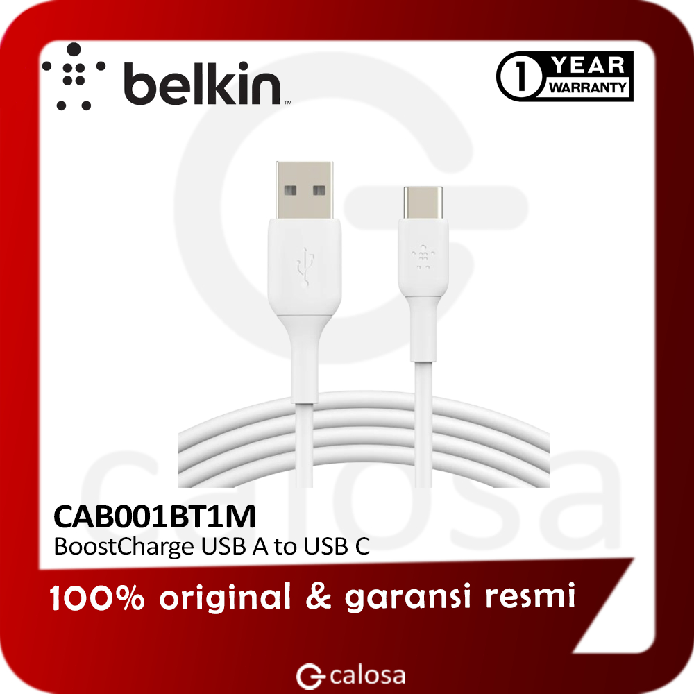 สาย Belkin BoostCharge USB-C to USB-A 1m / 3.3ft CAB001bt1M