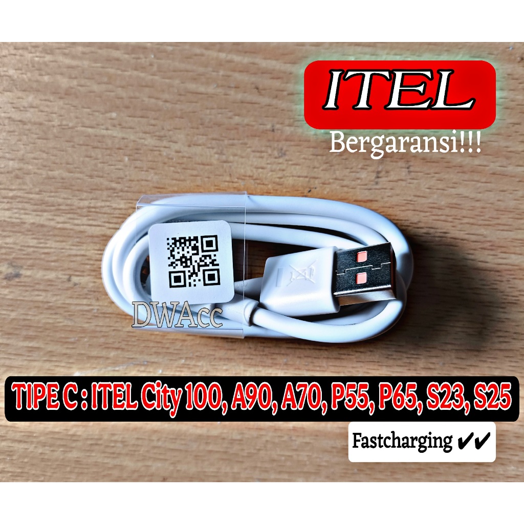 Itel Type C A90, A80, A70, P55 NFC, P55 5g สายชาร์จ. ชาร์จเร็วสูงสุด 18W