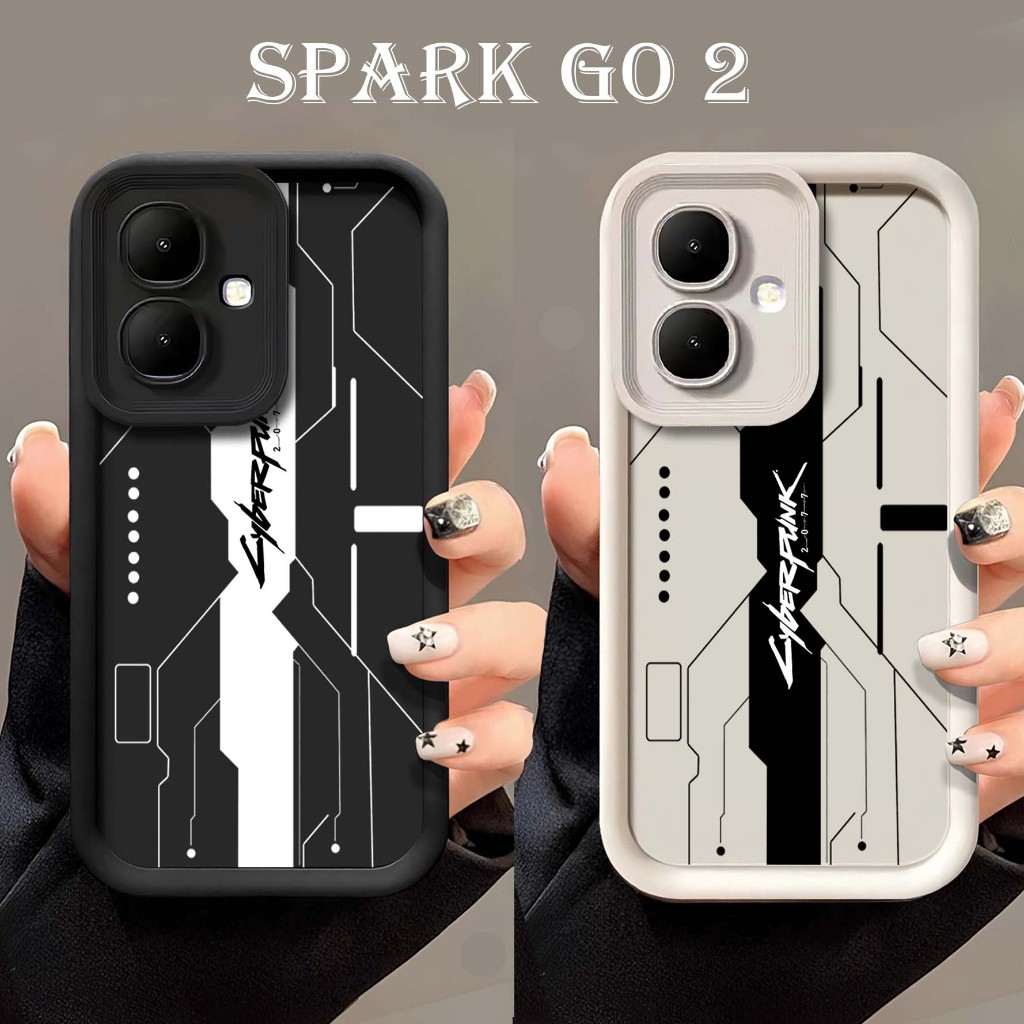 เคสลายนูนกล้อง HP Softcase Pro สําหรับ Spark Go 2 - Softcase Spark Go 2 - Silicon Spark Go 2 - เคสแบ